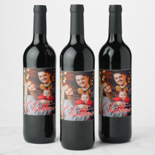 Buenas etiquetas de vino navideño