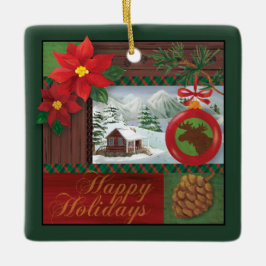 Buenas fiestas ornamento