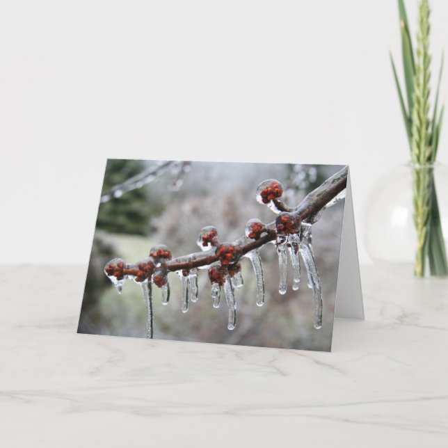 Buenas fiestas tarjeta (Anverso)