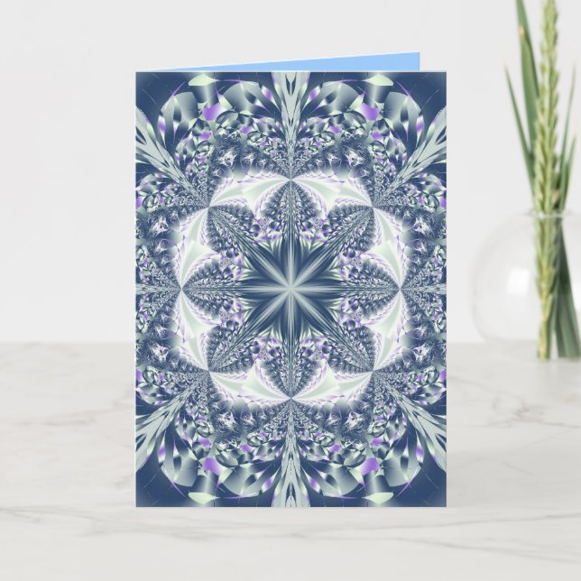 Buenas fiestas tarjeta decorativa con el texto (Anverso)