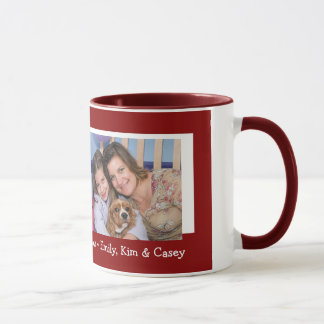 Buenas fiestas taza de la foto del navidad