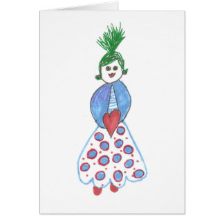 Buenas Golly tarjetas del chica para todas las