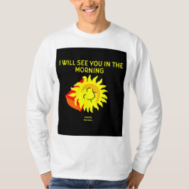 Buenas noches, camiseta de manga larga para hombre