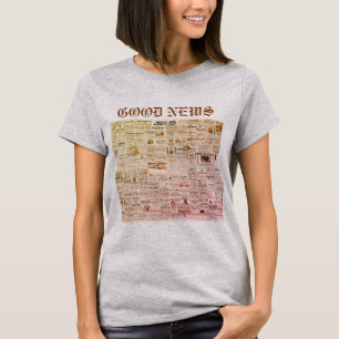 Buenas Noticias: Camiseta del gráfico de mamut de 
