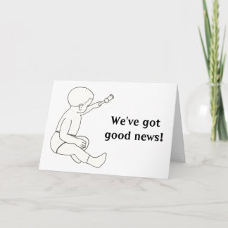 Buenas noticias Tarjetas de Invitación para adopci