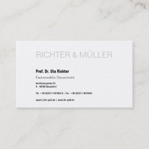 Buenas para leer, tarjetas profesionales