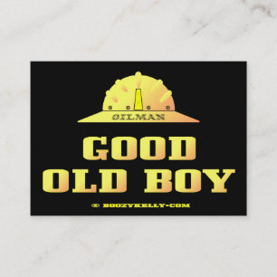 Buenas tarjetas de visita viejas del muchacho