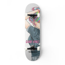 Buenas Vibraciones Skateboard Personalizado