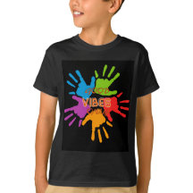 buenas vibraciones sólo camiseta de niño