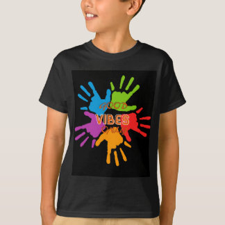 buenas vibraciones sólo camiseta de niño