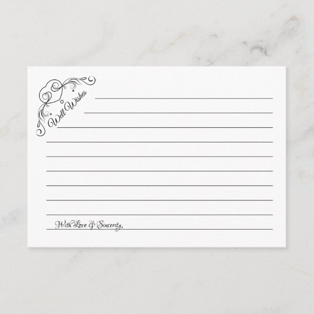 Bueno Desearía Tarjetas de Consejos para el Corazó (Anverso)