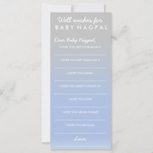 Bueno deseos para el bebé - Juego de Baby Shower