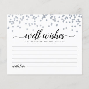 Bueno deseos para la tarjeta de novia y de Groom