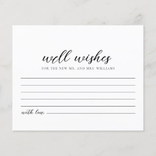 Bueno deseos para la tarjeta de novia y de Groom