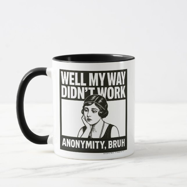 Bueno, mi método no funcionó - Mujer - Taza (Izquierda)