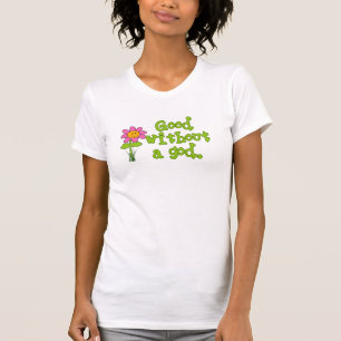 Bueno sin una camiseta de las mujeres de dios