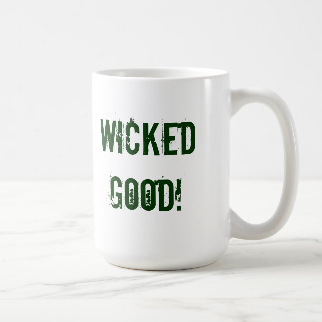 ¿Bueno travieso?  ¡Aquí está la taza de café para (Derecha)