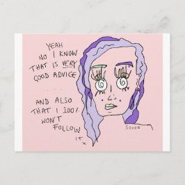 Buenos consejos | Impresión postal | #overheard