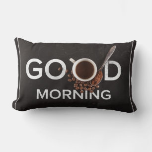 Buenos días almohadas de café