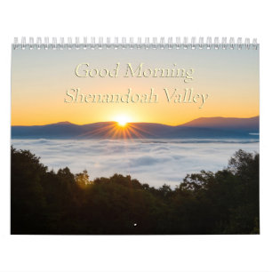 Buenos días calendario del Valle de Shenandoah