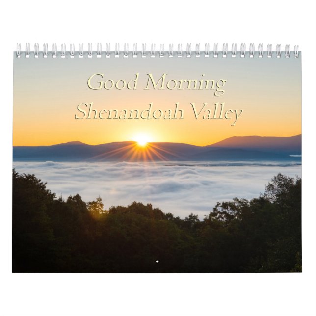 Buenos días calendario del Valle de Shenandoah (Tapa)