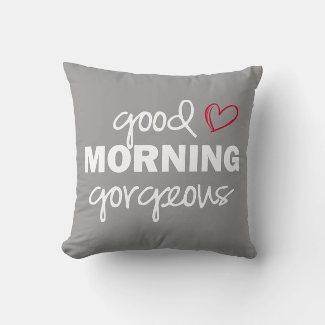 Buenos Días, espléndido Cojín decorativo (Anverso)