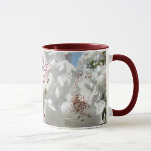 Buenos Días Hermosa Taza de Café Blanca Rhodies