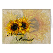 Buenos días, luz del sol.