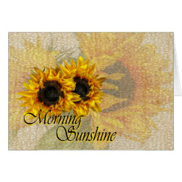 Buenos días, luz del sol.