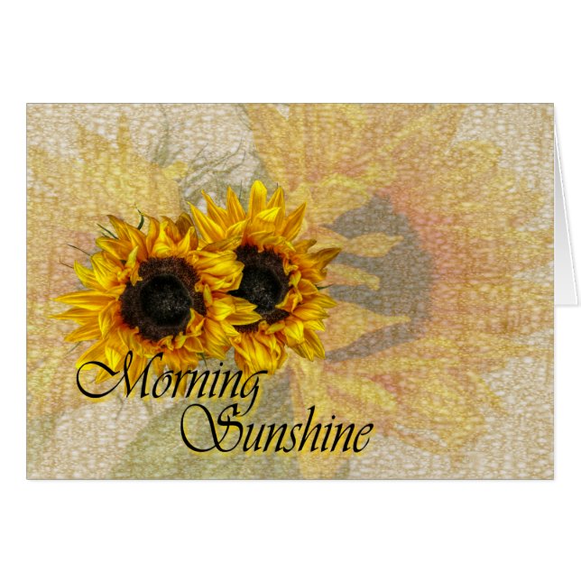 Buenos días, luz del sol. (Anverso (Horizontal))