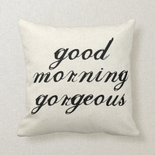 Buenos días magníficas almohadas
