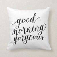 Buenos días, magnífico | COJÍN DECORATIVO
