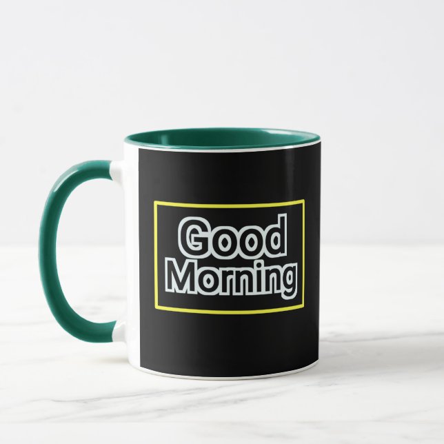 Buenos días Mug - Copa Coffee de citas positivas (Izquierda)