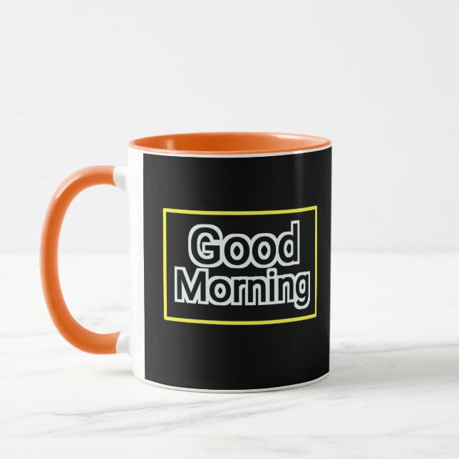 Buenos días Mug - Copa Coffee de citas positivas (Izquierda)