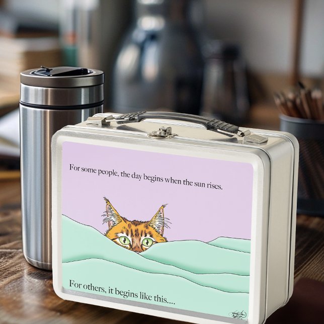 Buenos días Naranja Cat Funny (Subido por el creador)