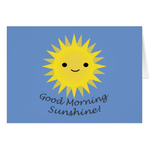 Buenos días Sunshine Cute Kawaii Sun