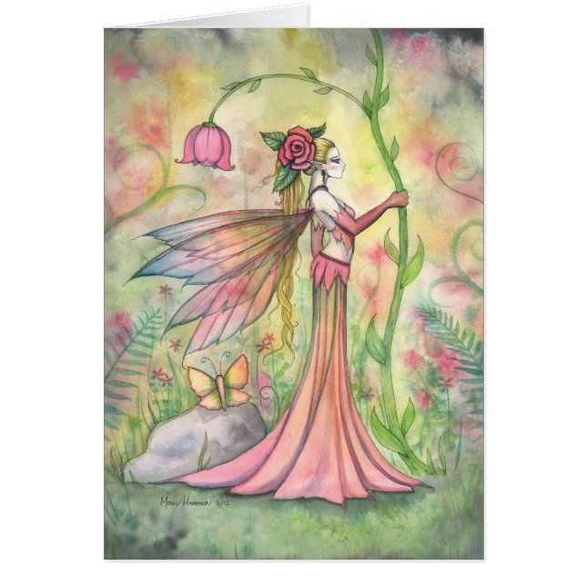 Buenos días Sunshine Fantasy Flor Fairy Art (Frente)