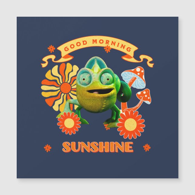 Buenos días Sunshine Funny Chameleon (Anverso)