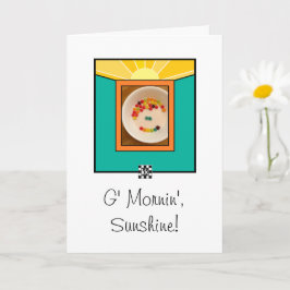 Buenos días, tarjeta de felicitación Sunshine