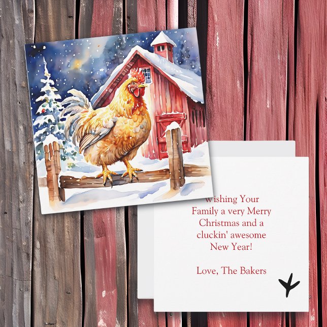 Buenos Navidades de Cute Festiva Pollo (Subido por el creador)