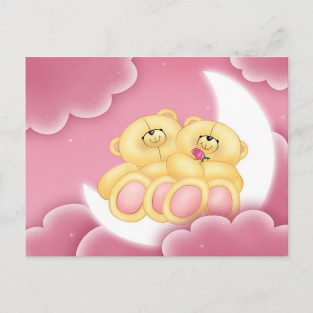 ¡Buenos Osos! Postal de oso de buena noche (Anverso)