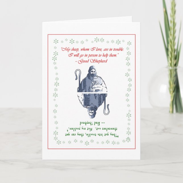 Buenos pastor/tarjeta de Navidad 2006 (Anverso)