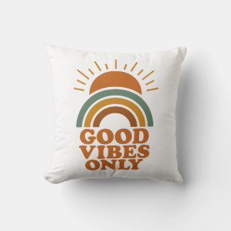 Buenos Vibes Sólo Almohada - Cita Positiva Decorac