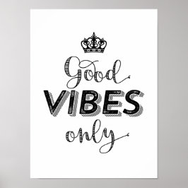 Buenos Vibes Sólo Posters Mantienen Citas Positiva