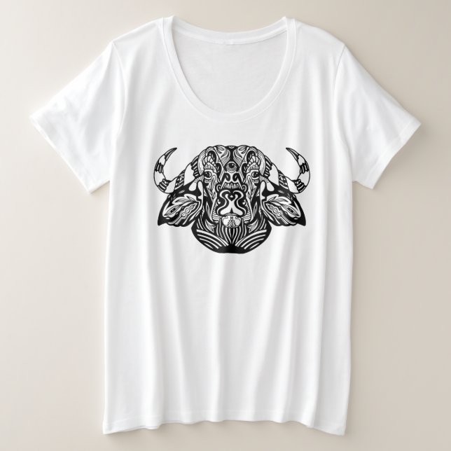 Buey Tribal (Anverso del diseño)