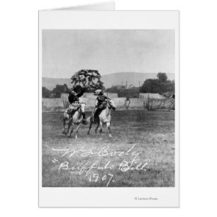 "Búfalo Bill" Cody Riding Horse