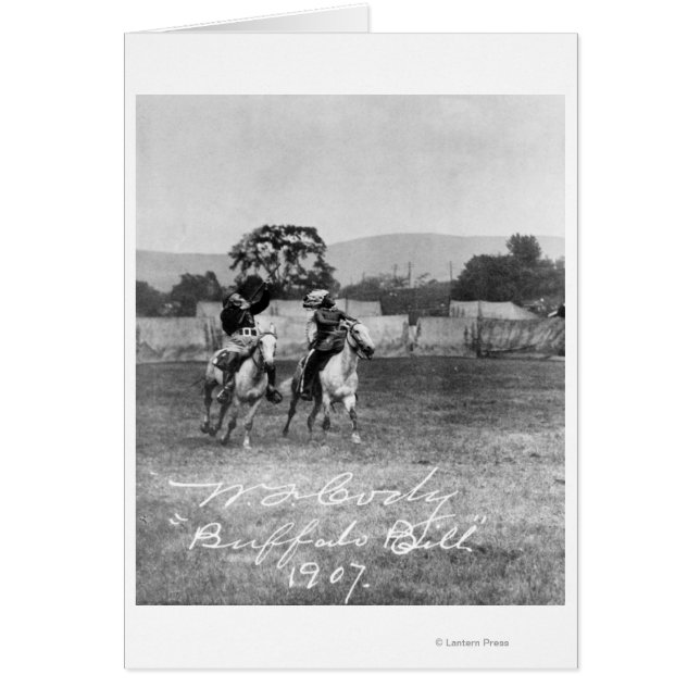 "Búfalo Bill" Cody Riding Horse (Frente)
