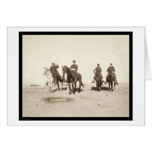 Bufalo Bill y oficiales del ejército SD 1891