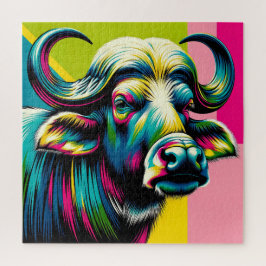 Búfalo de agua rompecabezas de 600 piezas