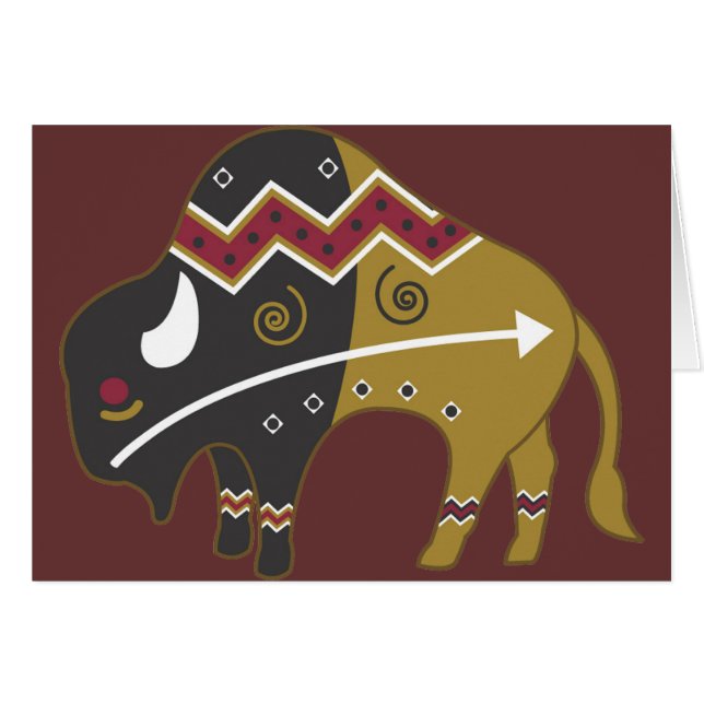 Búfalo indio tribal (Anverso (Horizontal))